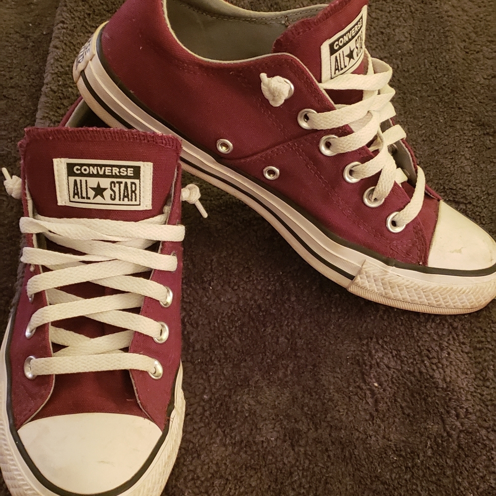 Converse All Stars, 8 Womens, Maroon